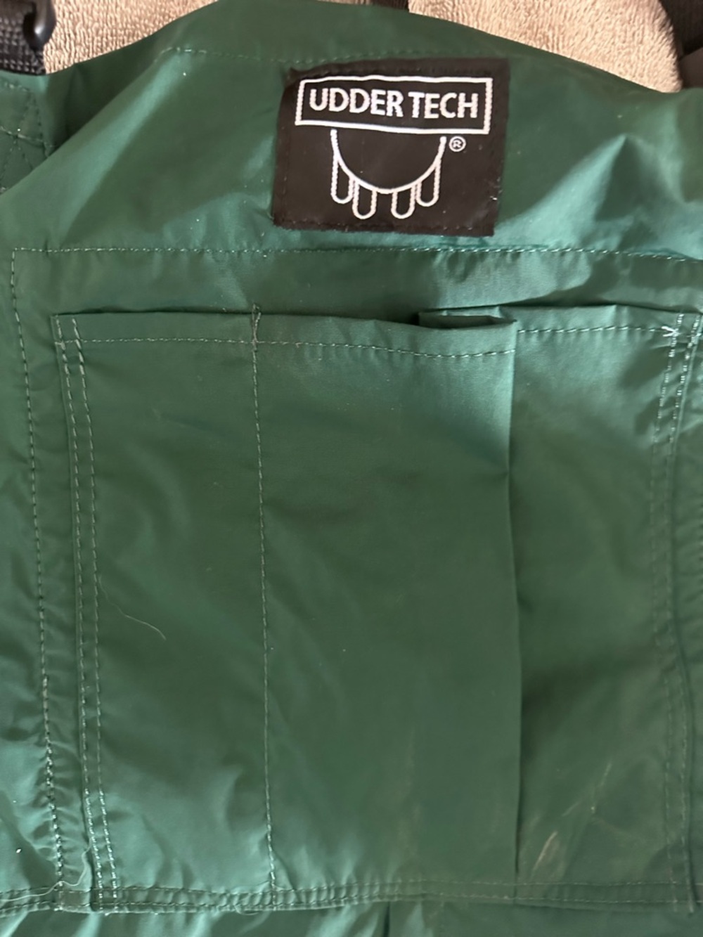 Udder Tech Green Waterproof Bibs